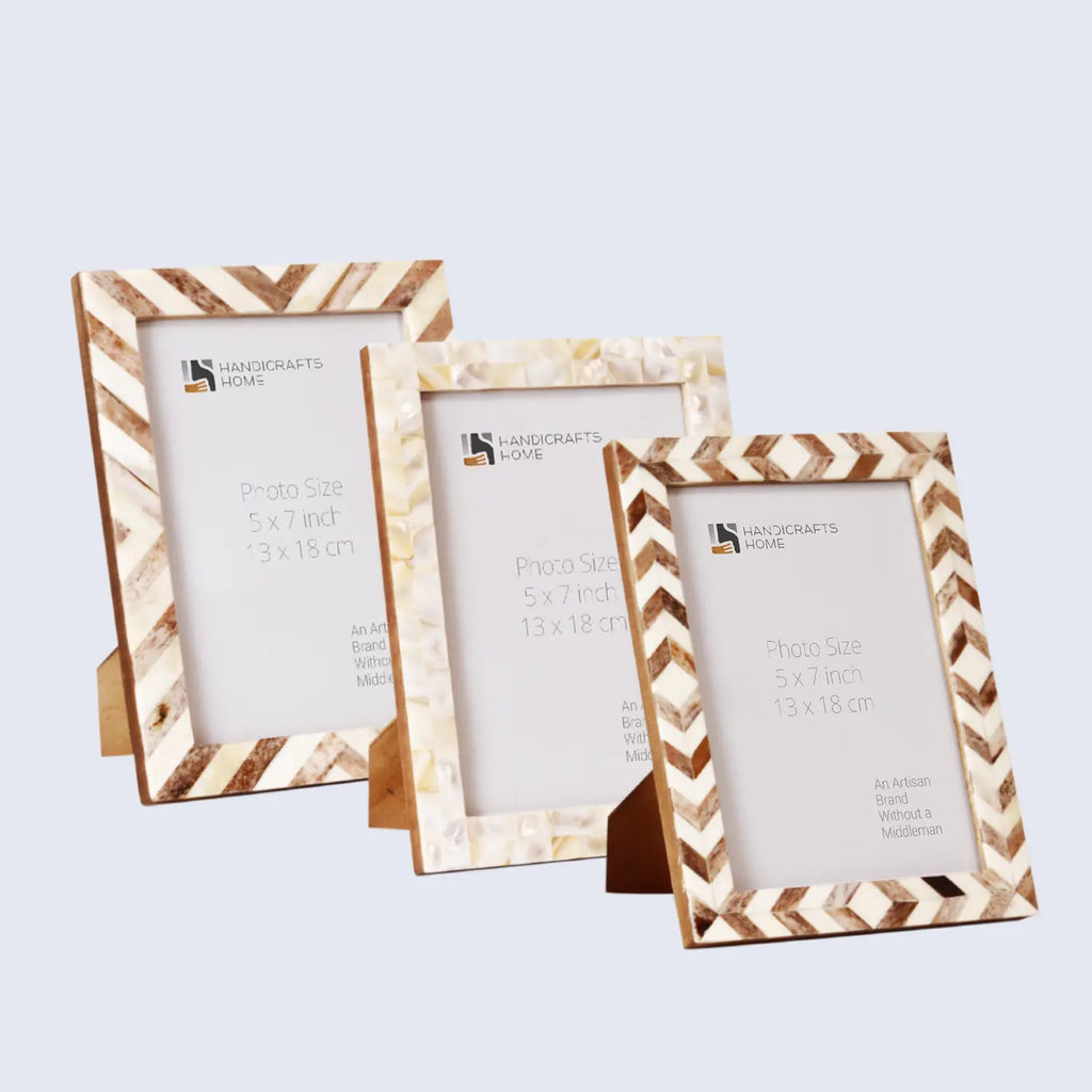 5x7 Picture Frames Combo Pack of 3- Autumn Collection
